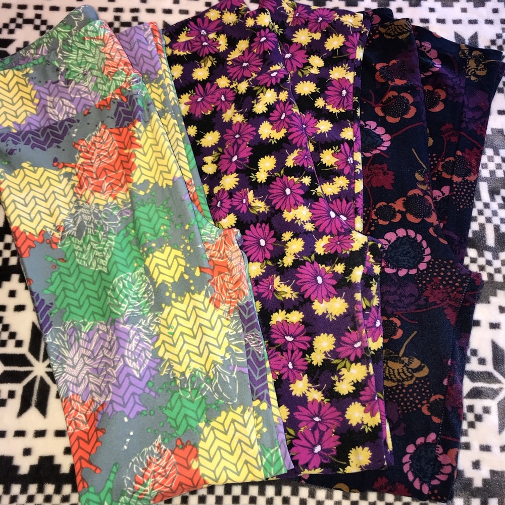 Lularoe Leggings- Lot Of 3
